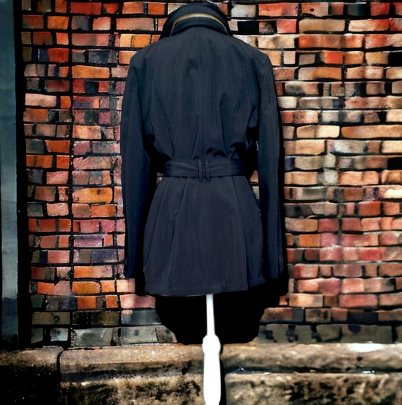 MICHAEL Michael Kors Asymmetrical Zip Trench Coat - Picture 2 of 12